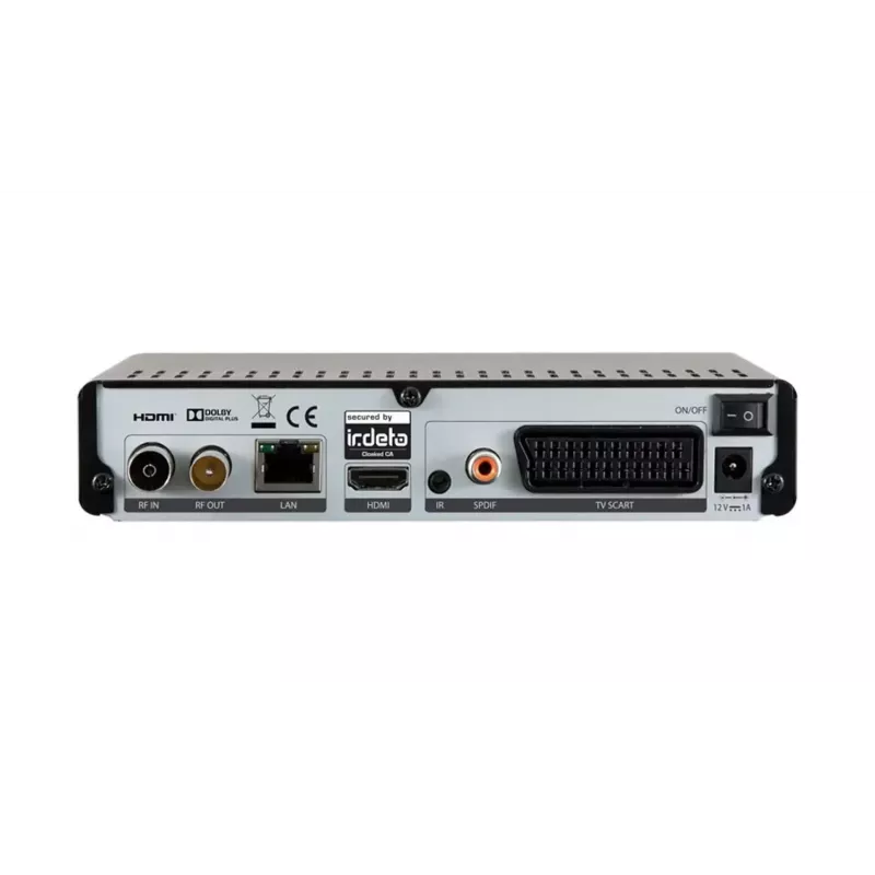 Imperial DVB-T2 single -digisovitin H.265 HEVC:llä, USB-PVR-tallennuksella ja älykortinlukijalla 7756006