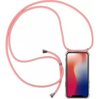 CYOO Necklace Case+ puhelinketju Samsung Galaxy S10+ – roosa silikoni CY121047