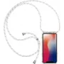 CYOO Necklace Case+ puhelinketju Huawei Mate 20 - valkoinen - silikoni (CY121038)