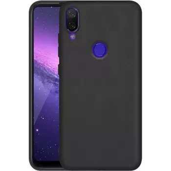 CYOO Premium nestemäinen silikoni hard cover -kotelo Huawei P20 Lite – musta