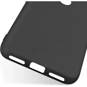 CYOO Premium nestemäinen silikoni hard cover -kotelo Huawei P20 Lite – musta