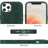 CYOO Alcantara-kotelo Apple iPhone 12 Pro Max 6,7 tuuman näytölle – musta CY121871