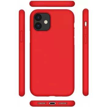 CYOO Premium nestesilikonikotelo iPhone 12 Pro Max 6,7 tuuman näytölle – punainen (CY121880)