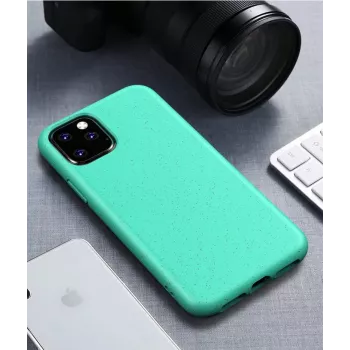 CYOO BioCase iPhone 12 / 12 Pro 6,1 tuuman näytölle – vihreä kova kotelo (biohajoava) CY121896