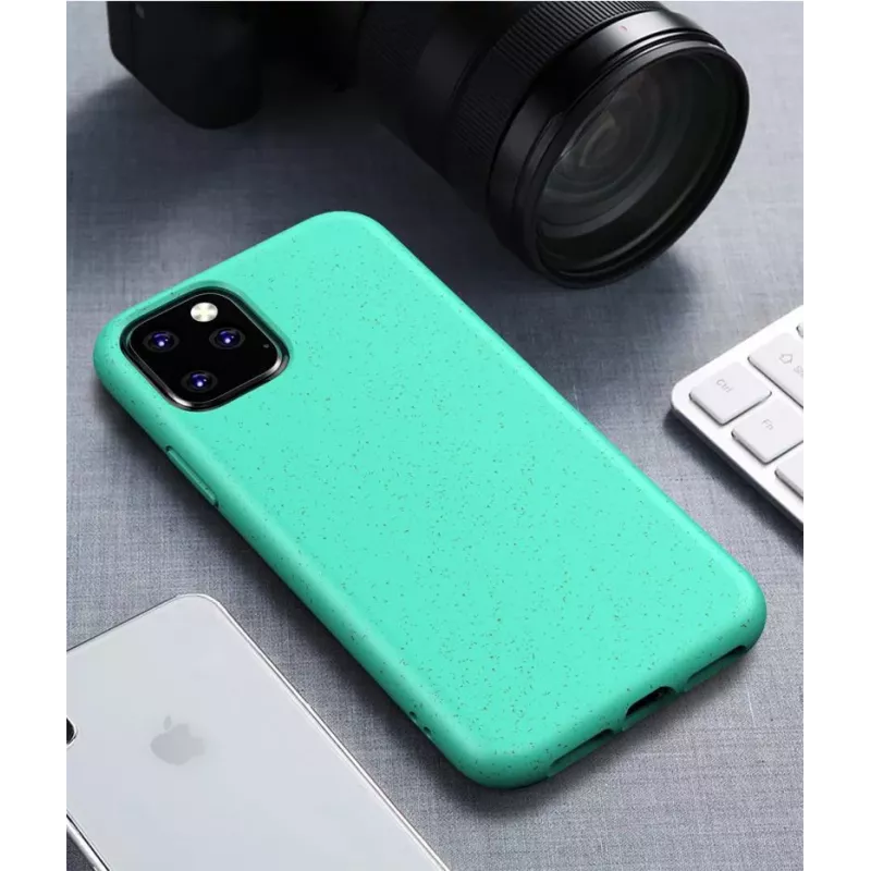 CYOO BioCase iPhone 12 Pro Max 6,7 tuuman näytölle – vihreä – biohajoava kova suojakotelo (CY121901)