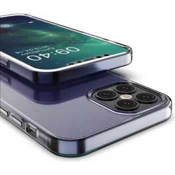 CYOO Ultra Slim kuori Apple iPhone 12 Mini, läpinäkyvä (CY121995)