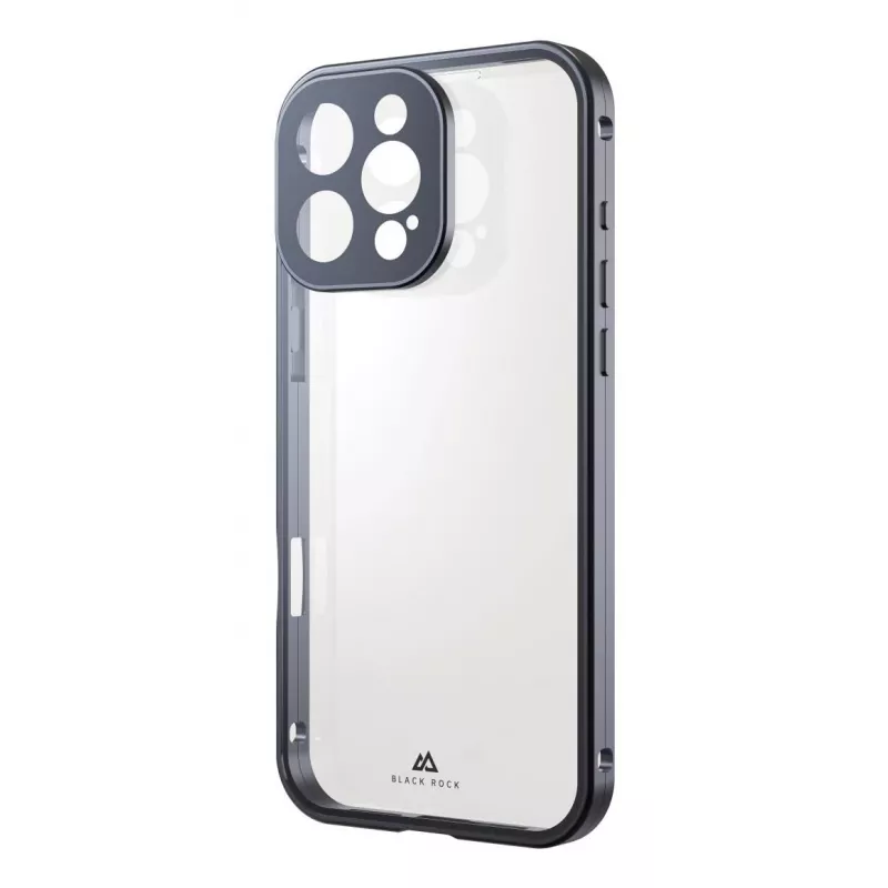 Black Rock Cover 360° lasi Apple iPhone 16 Pro Max, musta (00228100)