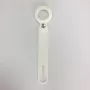 CYOO Apple AirTag silikoninen suojakotelo avaimenperällä - valkoinen (CY122409)