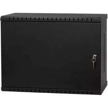 IT-BUDGET 19 inch seinäjakokaappi, 3U, syvyyssäädettävä pystysuora asennus, 180 mm syvä, max. asennussyvyys 300 mm, musta 90ITBWV19VTV3S
