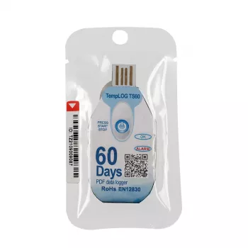 TFA Dostmann TempLOG kertakäyttöinen lämpötiladataloggeri -30...+60 °C, USB, IP67, 16 000 mittaustulosta 31.1062.02