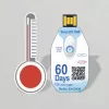 TFA Dostmann TempLOG kertakäyttöinen lämpötiladataloggeri -30...+60 °C, USB, IP67, 16 000 mittaustulosta 31.1062.02