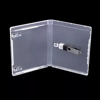 MediaRange BOX905 tyhjä Blu-ray-kotelo USB-tikulle, 170x135mm, läpinäkyvä