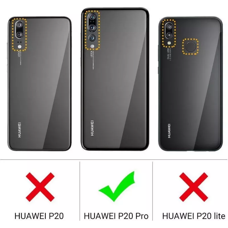 CYOO Premium nestemäinen silikonikuori Huawei P20 Pro – musta