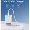 CYOO PD01 20W USB-C Power Delivery seinälaturi - valkoinen CY121761