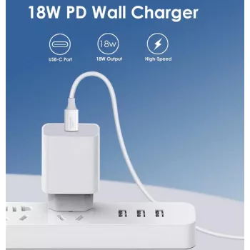CYOO PD01 20W USB-C Power Delivery seinälaturi - valkoinen CY121761