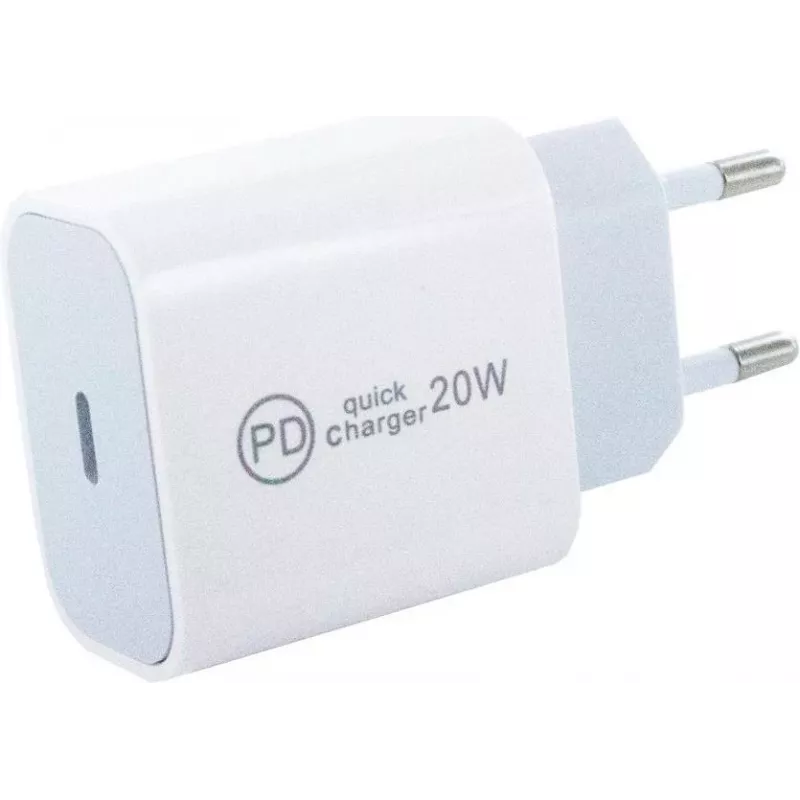 CYOO PD01 20W USB-C Power Delivery seinälaturi - valkoinen CY121761