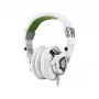 Thermaltake Tt eSPORTS Dracco White Circumaural -pelikuulokkeet 50mm-elementeillä, Dual 3,5mm, inline-säädöllä