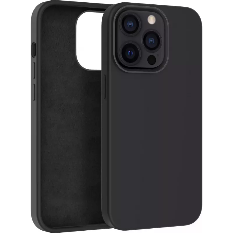 CYOO Premium nestemäinen silikonikuori Apple iPhone 14 Plus – musta CY122779
