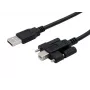 EXSYS EX-K1545V USB 2.0 -kaapeli A-uros B-uros 5 m musta