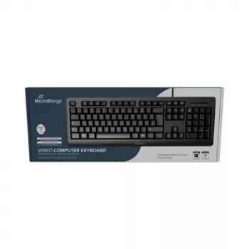 MediaRange MROS109-IT johdollinen USB 2.0 QWERTY italialainen näppäimistö, musta