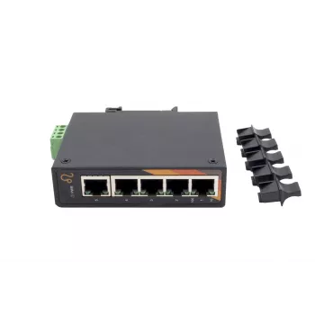 EXSYS EX-6220 5-porttinen Gigabit Ethernet -kytkin, hallitsematon, 10/100/1000 Mbps, metallikotelo