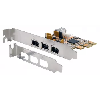 EXSYS EX-16500E-2 FireWire 1394a PCIe -kortti, 3+1 porttia, TI-piirisarja