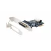EXSYS EX-46022 PCIe 2S sarjaportti RS-232 -kortti, Oktopus-kaapeli (EXAR-piirisarja)