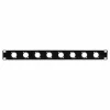EXSYS 19 inch 1U rack-paneeli 8 D-tyypin (XLR) aukolla, musta EX-49297