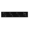 EXSYS 19 inch 1U rack-paneeli 8 D-tyypin (XLR) aukolla, musta EX-49297