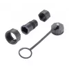 EXSYS EX-49524 teollinen M12 D-koodi 4-pin pistoke RJ45-liitäntään -adapteri, IP67, Fast Ethernet
