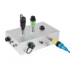 EXSYS EX-49524 teollinen M12 D-koodi 4-pin pistoke RJ45-liitäntään -adapteri, IP67, Fast Ethernet
