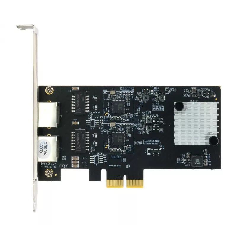 EXSYS Dual 5 Gigabit Ethernet PCIe x2 -kortti (Realtek RTL8126) EX-60152