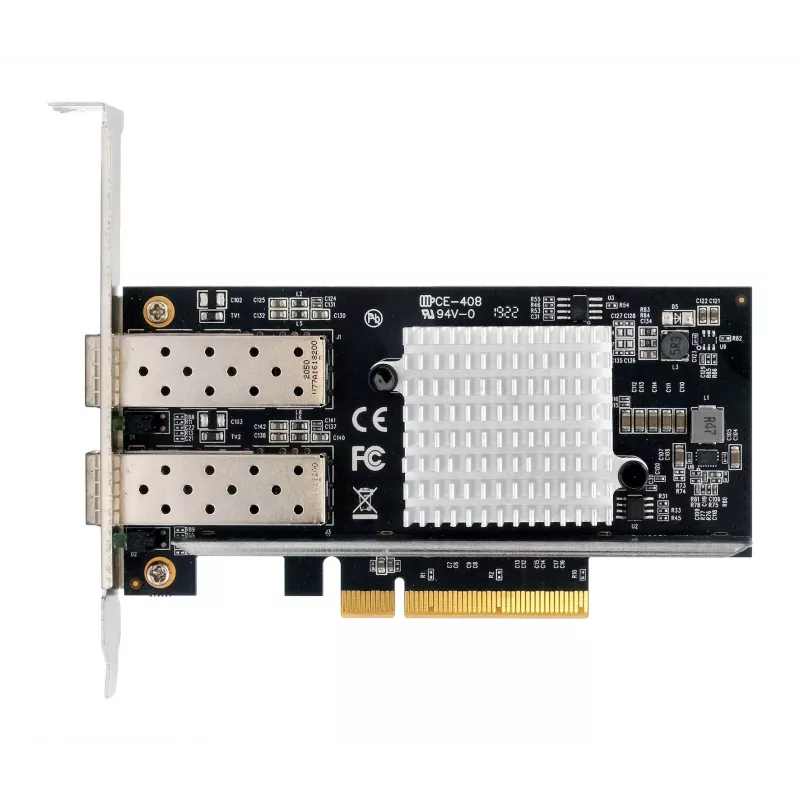EXSYS Dual 10 Gigabit SFP+ verkkokortti PCIe x8, Intel 82599ES -piirisarja EX-60232