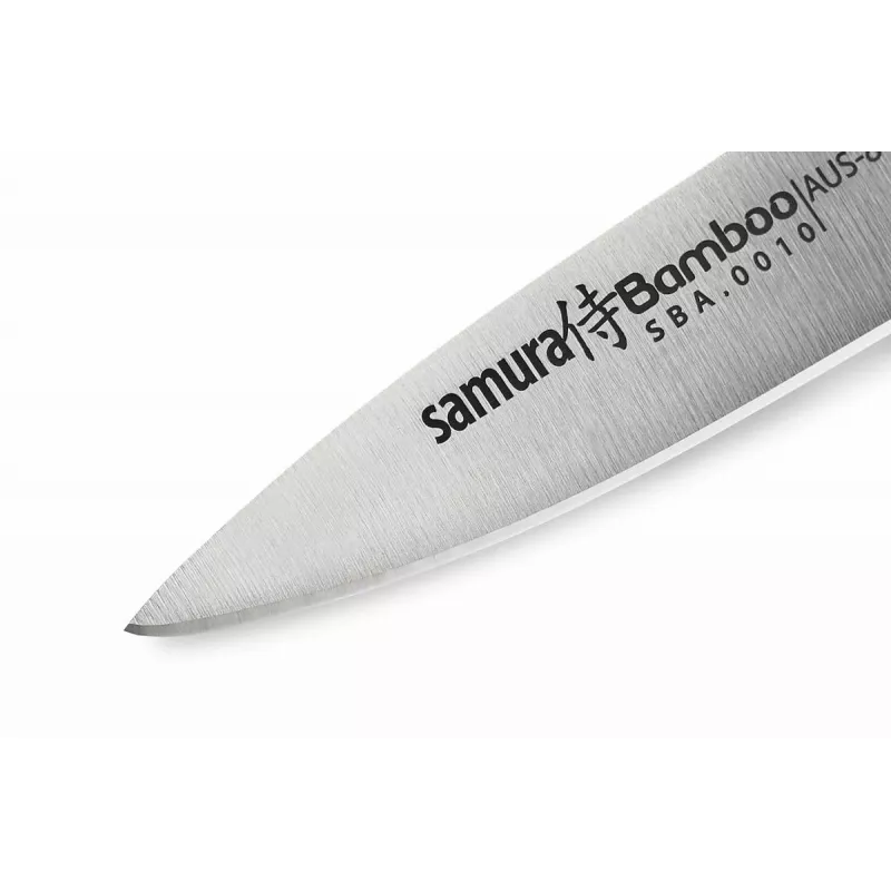 Samura Harakiri kuorimaveitsi 80 mm AUS-8 ruostumaton teräs musta