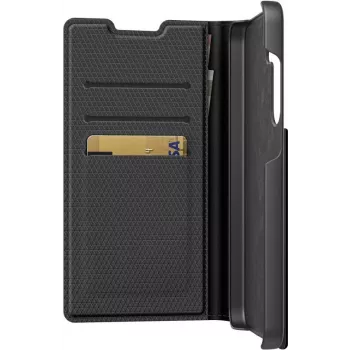 Black Rock The Classic Folio -kotelo 6,7 tuuman iPhonelle – musta 00226126