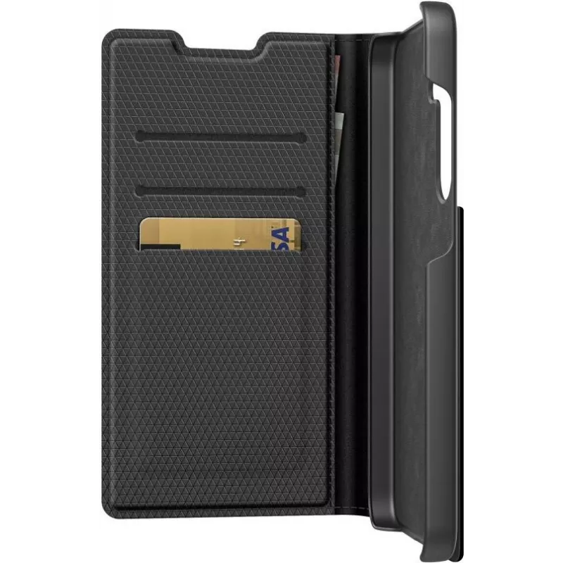 Black Rock The Classic Folio -kotelo 6,7 tuuman iPhonelle – musta 00226126