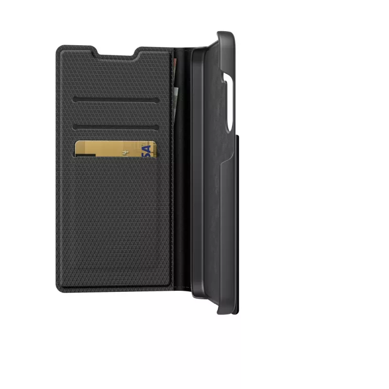 Black Rock The Classic Folio -kotelo 6,7 tuuman iPhonelle – musta 00226126