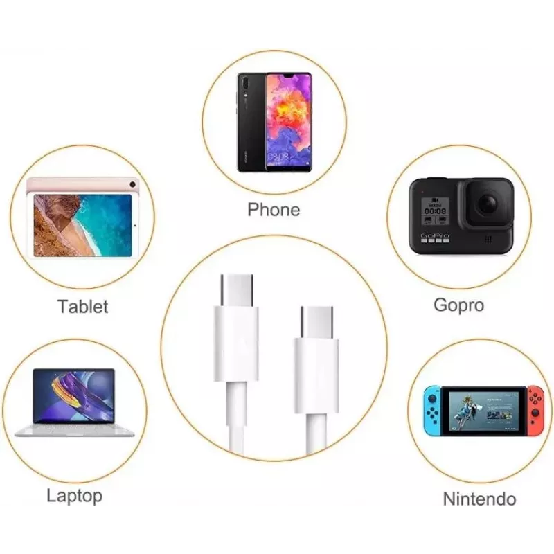 CYOO USB-C-kaapeli 1m musta (CY123212)