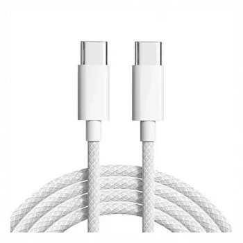 Cyoo puuvillakangas USB-C–USB-C-latauskaapeli 2m (CY123447)