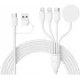 CYOO CY606 4-in-2 monilatauskaapeli Universal / USB-C / Watch – musta