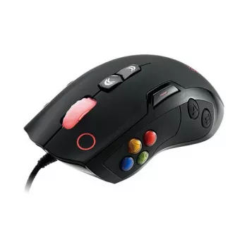 Thermaltake Tt eSPORTS VOLOS Laser-pelihiiri, 8200 DPI, 14 painiketta, langallinen, musta