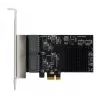 EXSYS EX-6083 PCIe x4 Gigabit Ethernet 4-porttinen Low-Profile verkkokortti