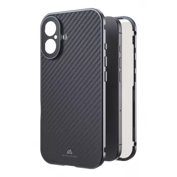 Black Rock Cover 360° Glass Apple iPhone 16, aito hiilikuitu (00228085)