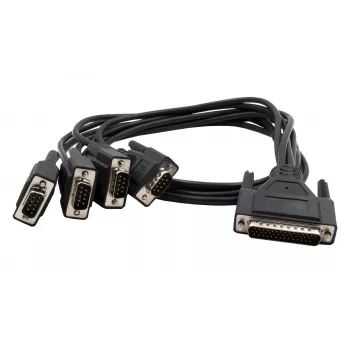 EXSYS Octopus-kaapeli 4 x 9-pin, 1 metrin pituus (EX-OPTC44-9-100)