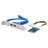 EXSYS EX-48010-3 Mini PCIe USB 3.2 Gen 1 -kortti 2 liitännällä (NEC)