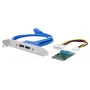 EXSYS EX-48010-3 Mini PCIe USB 3.2 Gen 1 -kortti 2 liitännällä (NEC)