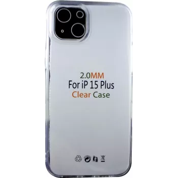 CYOO silikonikotelo Apple iPhone 15 Plus läpinäkyvä (CY123233)