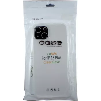 CYOO silikonikotelo Apple iPhone 15 Plus läpinäkyvä (CY123233)