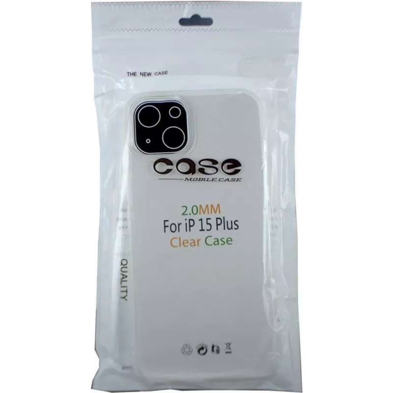 CYOO silikonikotelo Apple iPhone 15 Plus läpinäkyvä (CY123233)