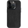 CYOO Alcantara-kotelo iPhone 16 Pro -puhelimelle – musta CY123617